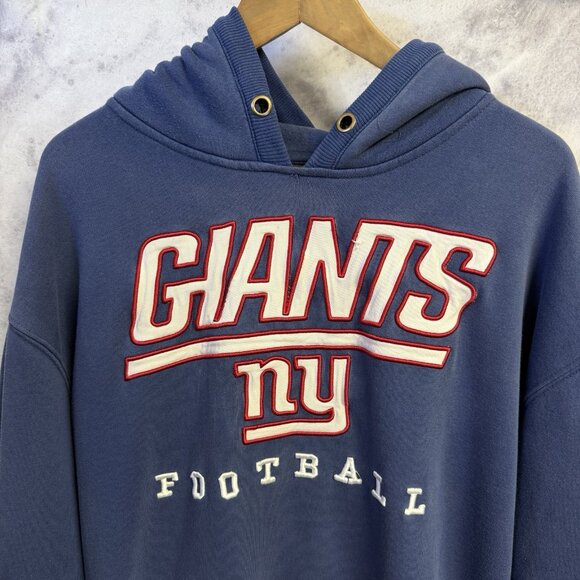 NFL Other - New York Giants Hoodie Sweatshirt Mens 2XL 28x28 Pro Line NFL Blue Embroidered